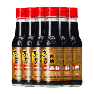 东古一品鲜酱油150ml*6瓶特级酿造黄豆调味酱油生抽蒸鱼豉油小瓶