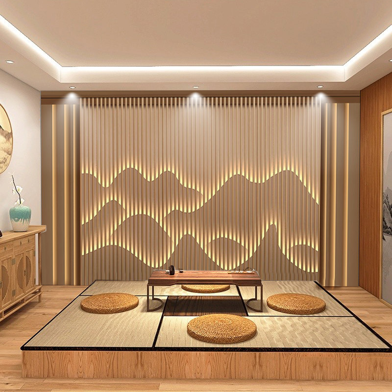 600mm竹木纤维现代简约山水