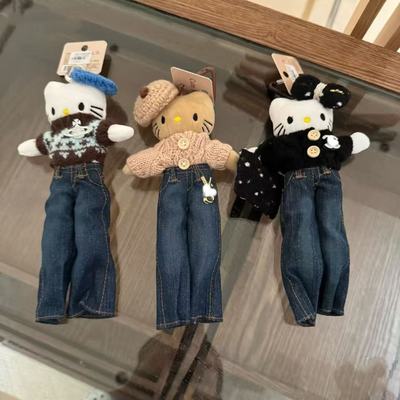 小香风哈喽长腿猫凯蒂猫咪挂件