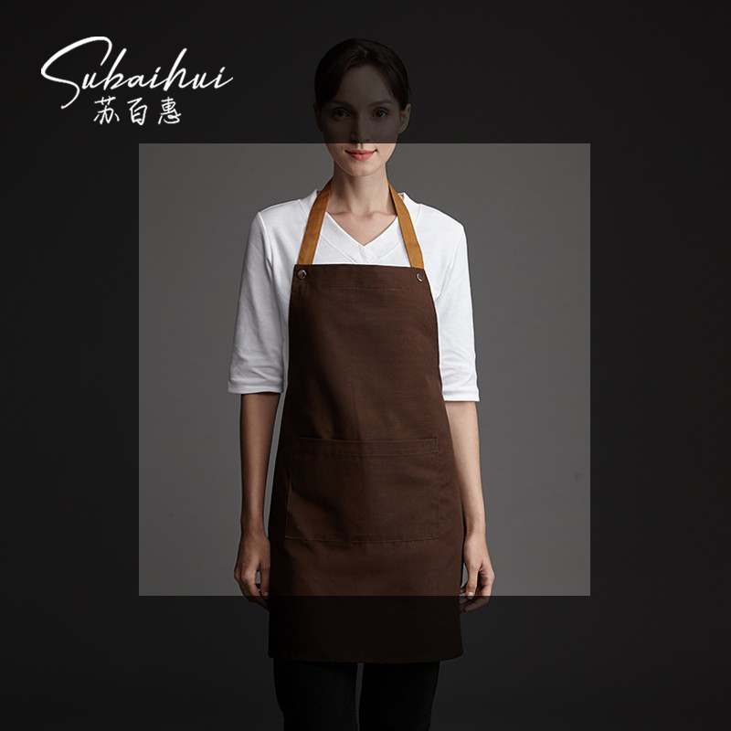 网红定制logo防油工作服做饭围裙
