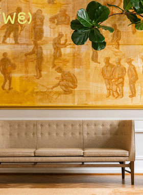 & Tradition Mayor复古沙发中世纪设计布艺沙发餐厅客厅