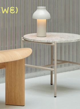 HAY Rebar Side table边几大理石金属腿北欧风茶几边座床头柜客厅