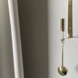 Швеция Skultuna минималистский ретро -колокол, настенная свеча, скульптура, современная минималистская гостиная подсвечника