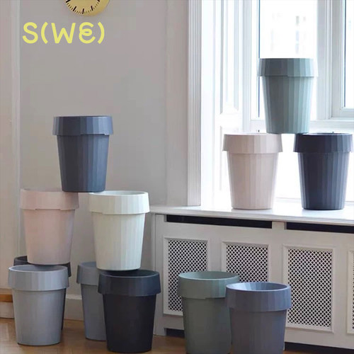 丹麦简约线条14升垃圾桶