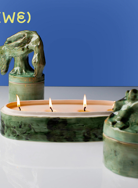 比利时Serax Bela Silva系列带盖陶罐香氛蜡烛大豆蜡氛围感香薰