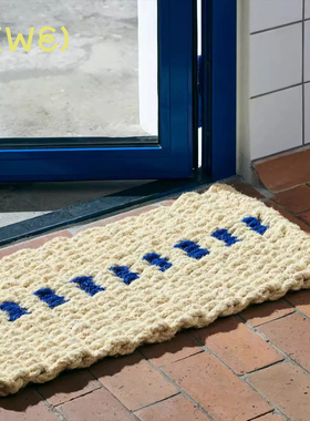 25年新品丹麦HAY Coco DoorMat地垫入户门垫卧室脚垫彩色编织简约