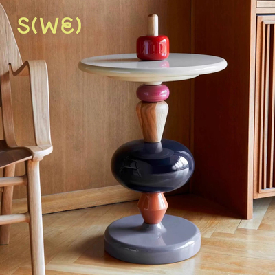 丹麦&Tradition彩色拼接创意茶几