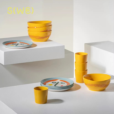 SeraxFeast盛宴黄色陶瓷餐具