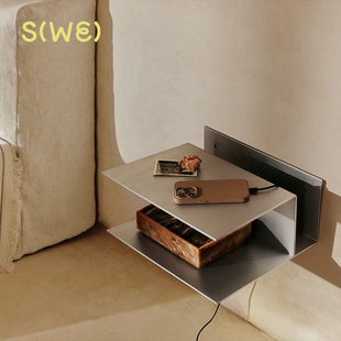 Lager系列金属置物架搁架矮架鞋 LIVING 架床头 丹麦FERM 25年新品