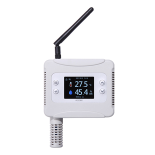 乐享温湿度变送器485无线彩屏温湿度计传感器高精度记录仪AW5145W