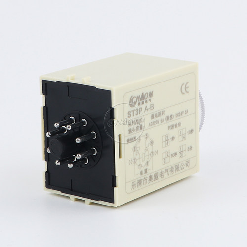 超级ST3P延时继电器 ST3PA-B A C D全系列AC220VST3PC-B 10秒30分