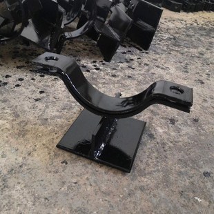 直销碳钢材质J2T型管拖 管夹T型管卡 双螺栓管夹 热镀锌双抱箍T型