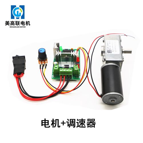 5840-31ZY涡轮蜗杆微型直流减速电机大扭力可调速直角低速小马达
