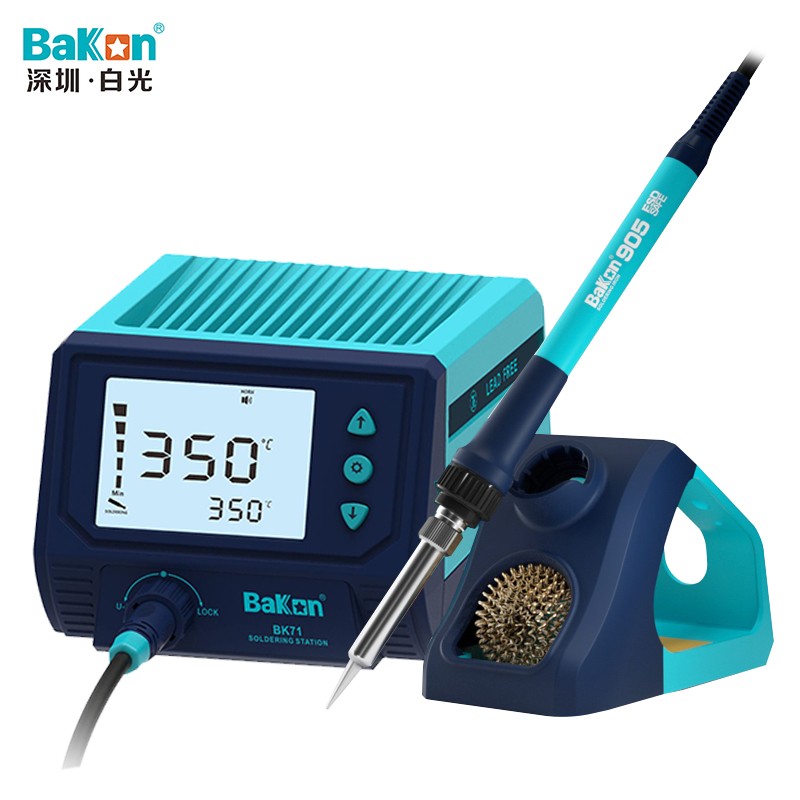 白光BK71焊台可调温电烙铁恒温小型家用焊锡大屏数显陶瓷发热芯