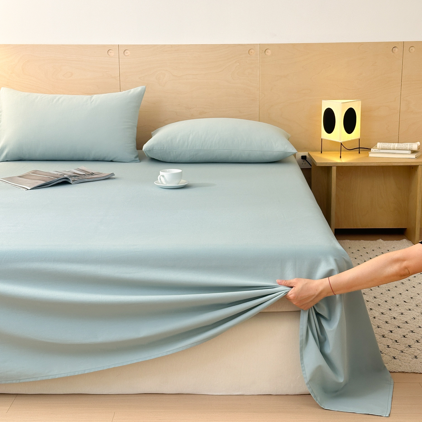 A类母婴级全棉加厚磨毛床单秋冬