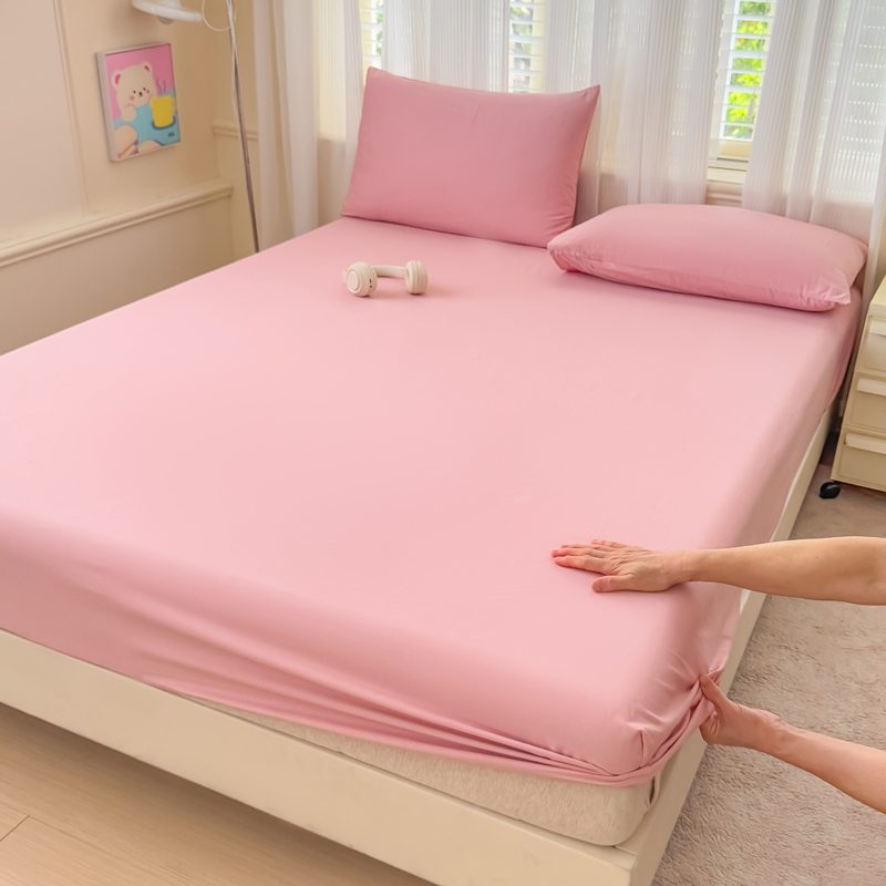 全棉加厚磨毛床笠罩防滑床单秋冬