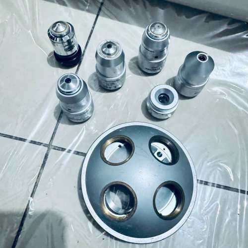 奥林巴斯 EA物镜 100倍1个 40倍2个 10倍1个 4