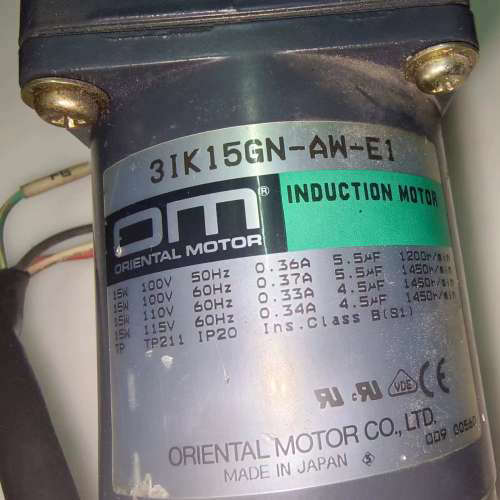 Om 31K15GN-AW-E1 D3409-132 电机