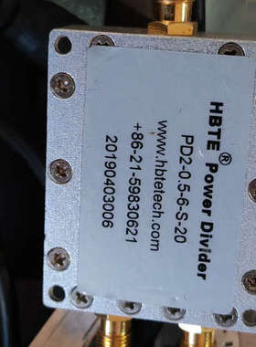 HBTE   PD2-0.5-6-S-20 功分器，包好