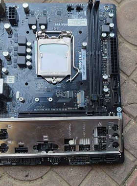 映泰H410MH主板，支持10代处理器，DDR4内存插槽，功