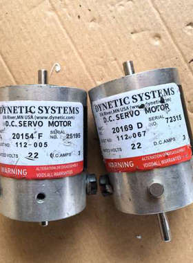 DYNETIC SYSTEMS直流伺服电机，型号20154F