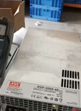 明伟大功率3000W48B开关电源一个，RP-3000-48