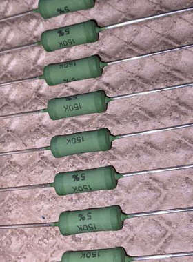 1000个3w150k威士vishay线绕电阻铜脚实物图，原