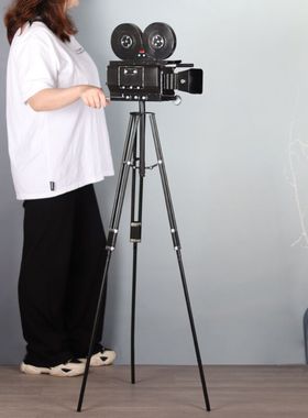 仿真复古摄影机摄像机模型服装店橱窗装饰品怀旧摆件拍照摄影道具