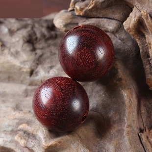 正宗印度小叶紫檀散珠珠子金星老料檀木佛珠diy手串配饰品件单颗