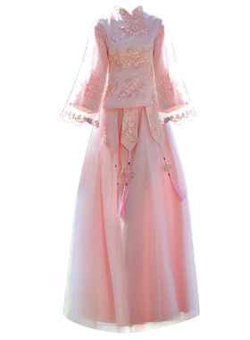 中式2026婚礼服伴娘裙