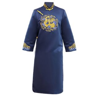 中式伴郎服兄弟团衣服2025新款冬季结婚礼服男唐装搞笑中国风旗袍