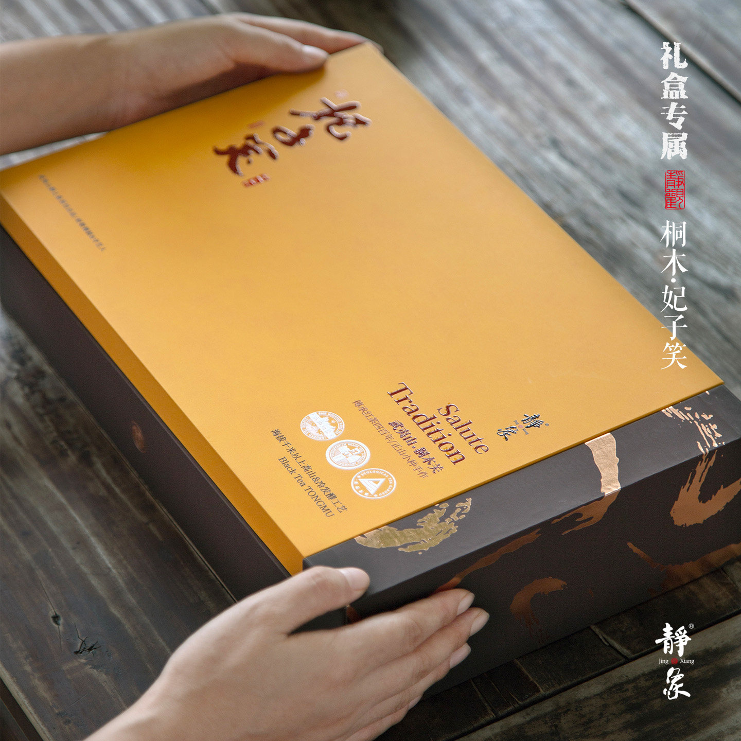 静象【高端红茶礼盒】桐木关挂墩高山妃子笑正山小种春茶手作