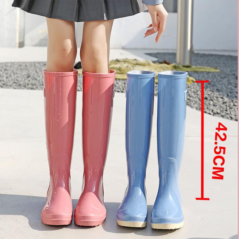 雨鞋女款轻便防滑雨靴2025新款加绒水鞋长筒靴耐磨时尚外穿中筒