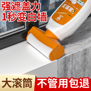 小滚刷补墙漆白墙面修补滚筒漆墙壁修复乳胶漆腻子粉家用自刷涂料