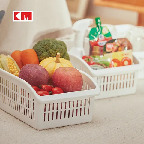 蔬菜镂空整理篮抽屉式收纳筐水果KM.橱柜果蔬塑料篮冰箱厨房,收纳整理,收纳筐,淘宝优惠券,粉丝福利购,淘宝优惠卷