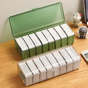 小卡卡牌卡盒宝可梦收纳盒亚克力盒子装放奥特曼卡片游戏王积分卡