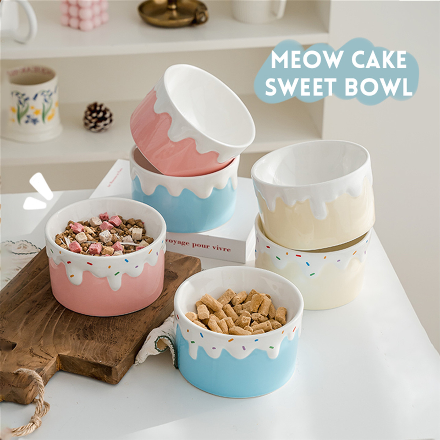 清仓特卖猫咪蛋糕陶瓷食碟子盘子特殊靴体皇谈爱情车绊家务手套非