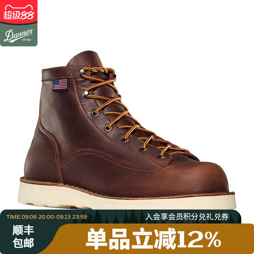 danner15552复古马丁靴头层牛皮