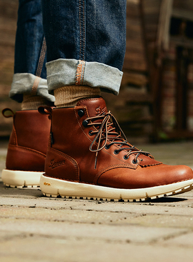 Danner丹纳防水工装皮鞋防滑男女同款经典中帮户外靴logger917