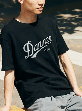 danner丹纳黑色T恤新款半袖简约透气户外短袖