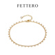 FETTERO原创金色圆珠脚链女2026年新款 潮足链性感腿链小众高级感