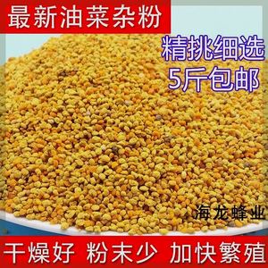 油菜花粉养蜂包邮喂蜂专用蜜蜂中蜂饲料5斤杂粉2023纯天然蜂粮