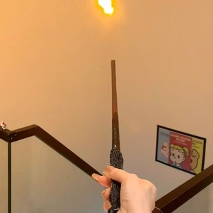 哈利波特魔杖可发光喷火新版喷火魔法棒送礼物生日玩具喷火法杖