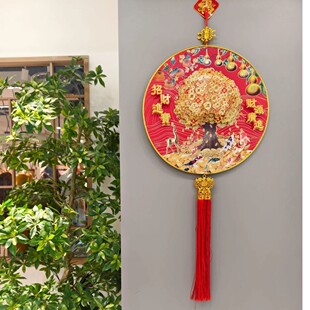 2025新款电动摇钱发财树喜庆挂件新年春节装饰过年挂饰高档创意