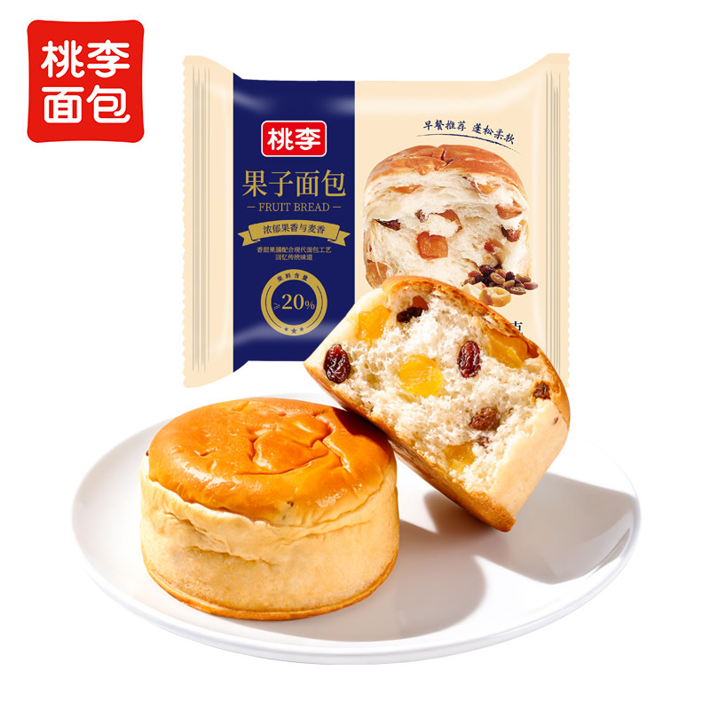 桃李果子面包整箱营养早餐食品软面包零食糕点上班学生手撕面包y图片