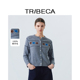 绵羊毛小花刺绣休闲针织开衫 TRIBECA翠贝卡2025秋新款 商场同款 女