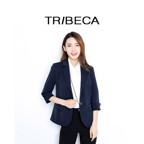tribeca/翠贝卡春季七分袖小西服