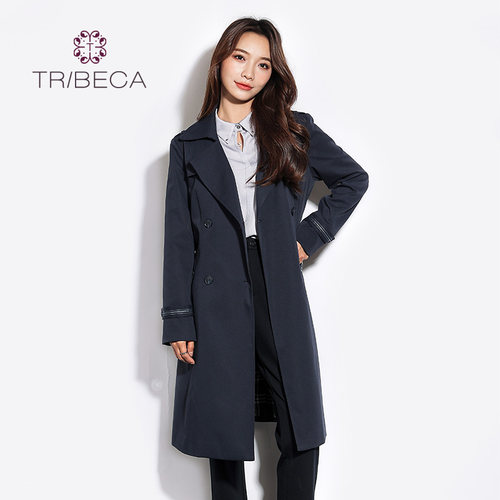 TRIBECA/翠贝卡中长款风衣外套