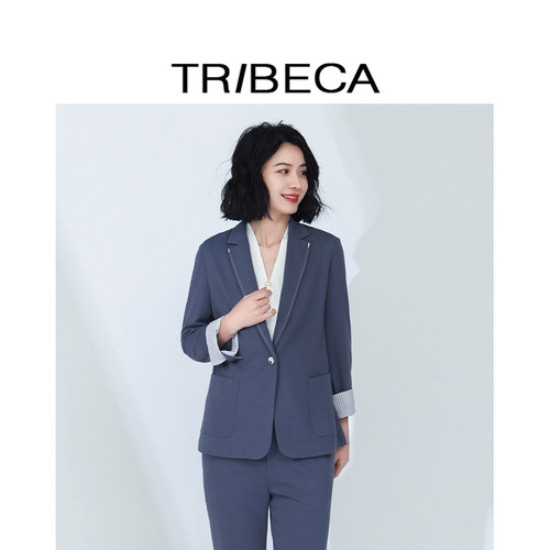 TRIBECA春季七分袖西装外套