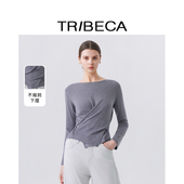 设计感不规则毛衣套头针织衫 TRIBECA翠贝卡2026春新款 商场同款